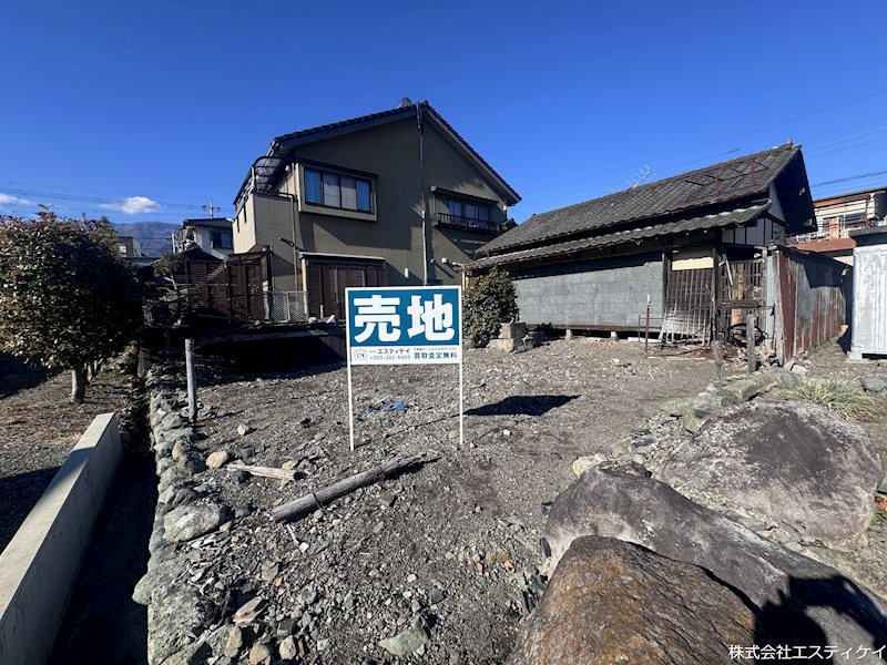 南アルプス市鮎沢　土地 現地写真