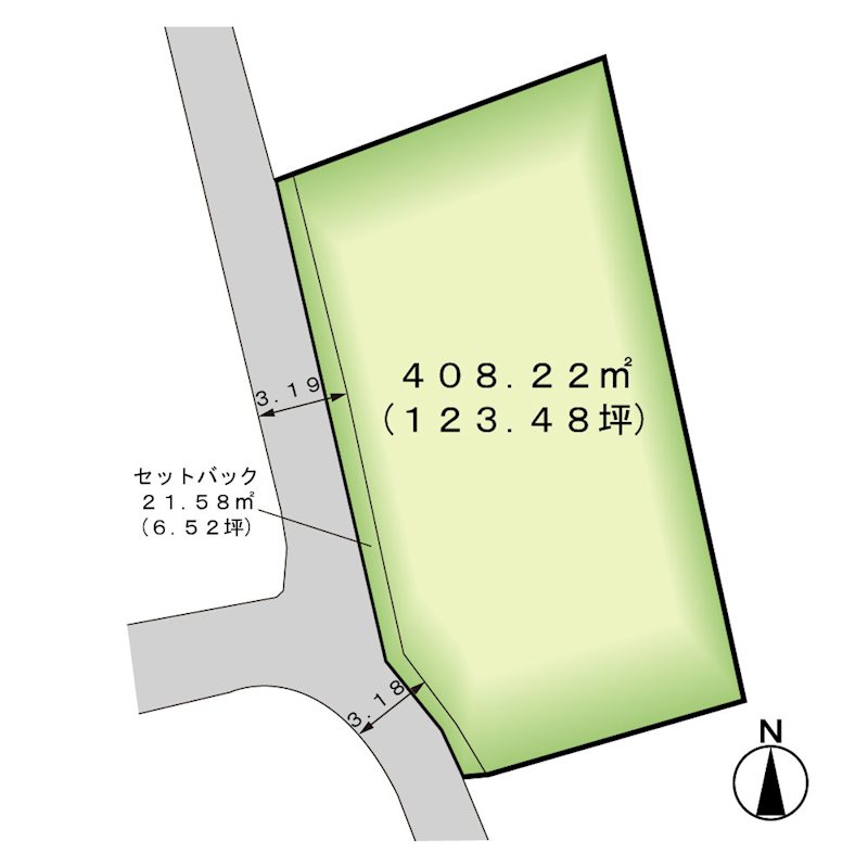 昭和町紙漉阿原　土地 間取図・土地図