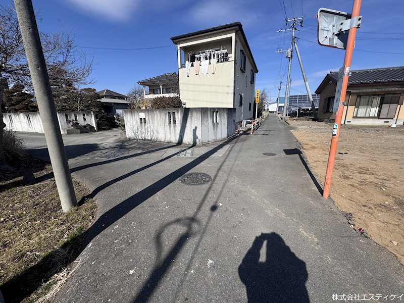 昭和町紙漉阿原　土地 現地写真（前面道路含む現地写真）
