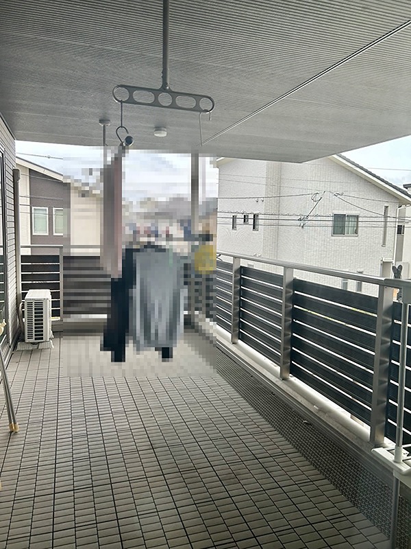 甲府市上今井町　中古 現地写真（バルコニー）