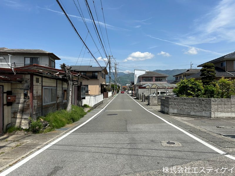 甲府市住吉4丁目　土地 現地写真（前面道路含む現地写真）