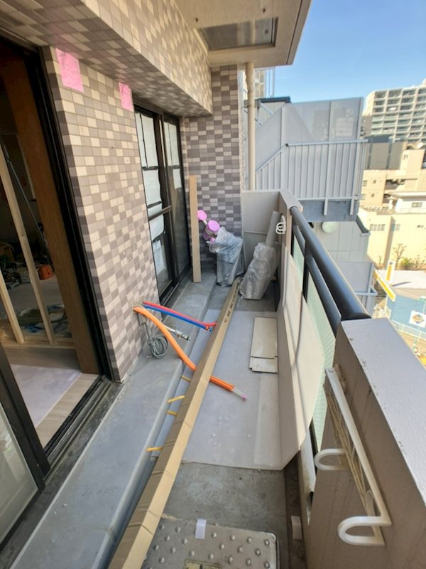 ダイナシティ府中 現地写真（バルコニー）