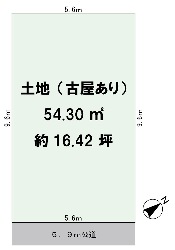 浦安市堀江5丁目土地 間取図・土地図