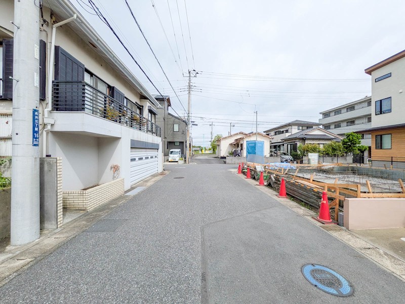 浦安市高洲3丁目新築戸建 現地写真（前面道路含む現地写真）