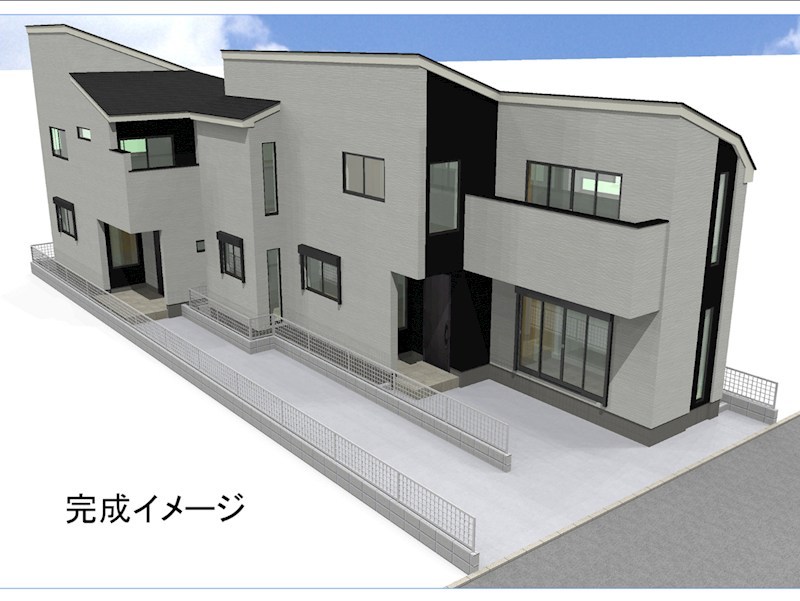 浦安市東野2丁目新築戸建2号棟 完成予想図（外観）