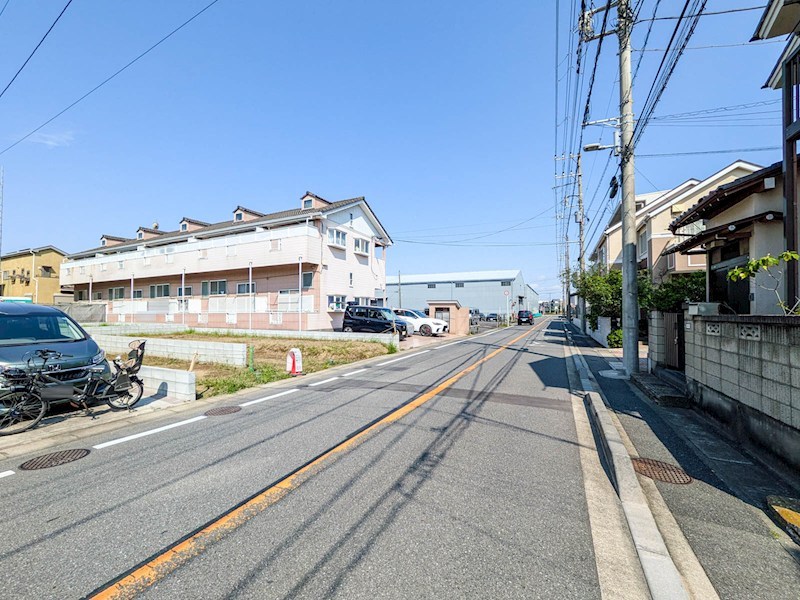 浦安市東野2丁目新築戸建2号棟 現地写真（前面道路含む現地写真）