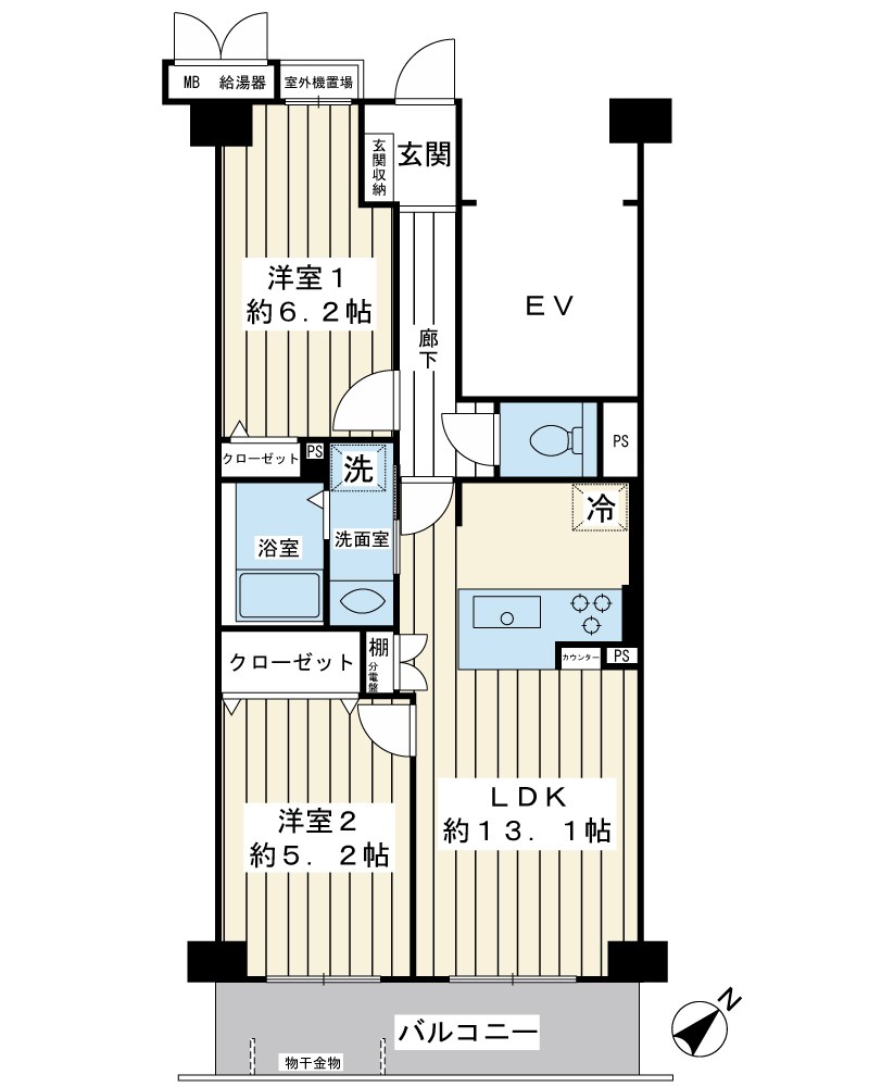 モアステージ新浦安 間取図・土地図