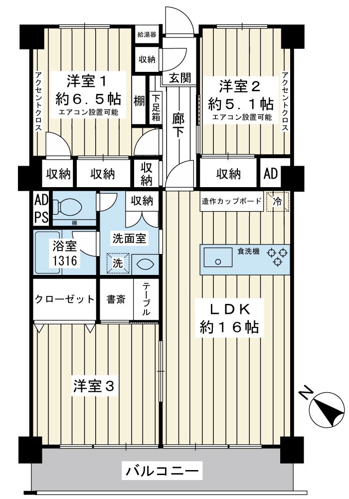 ソフトタウン行徳A棟 間取図・土地図