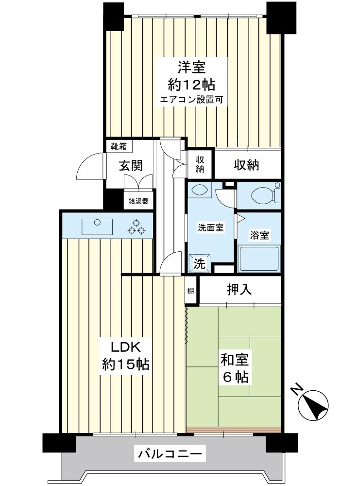 入船西エステート 間取図・土地図