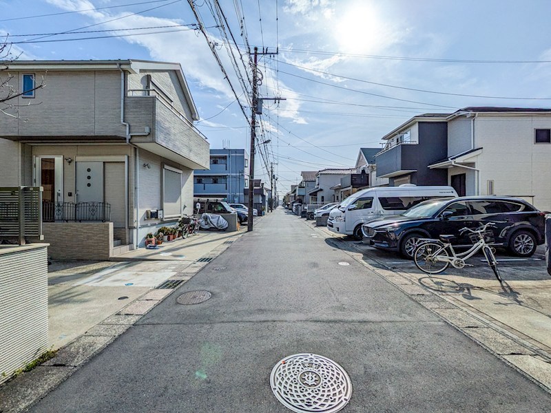 浦安市海楽1丁目土地 現地写真（前面道路含む現地写真）