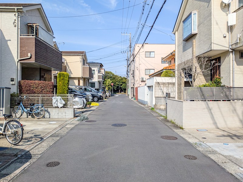 浦安市海楽1丁目土地 現地写真（前面道路含む現地写真）