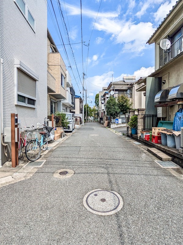 浦安市北栄3丁目土地 現地写真（前面道路含む現地写真）