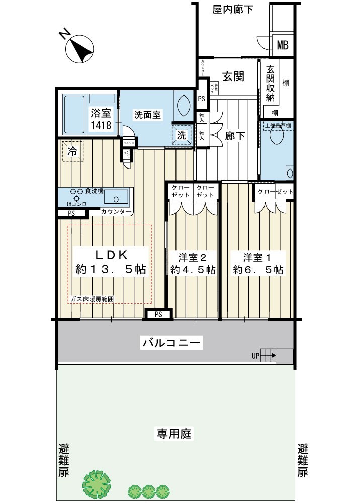 LUMISIA浦安舞浜 間取図・土地図