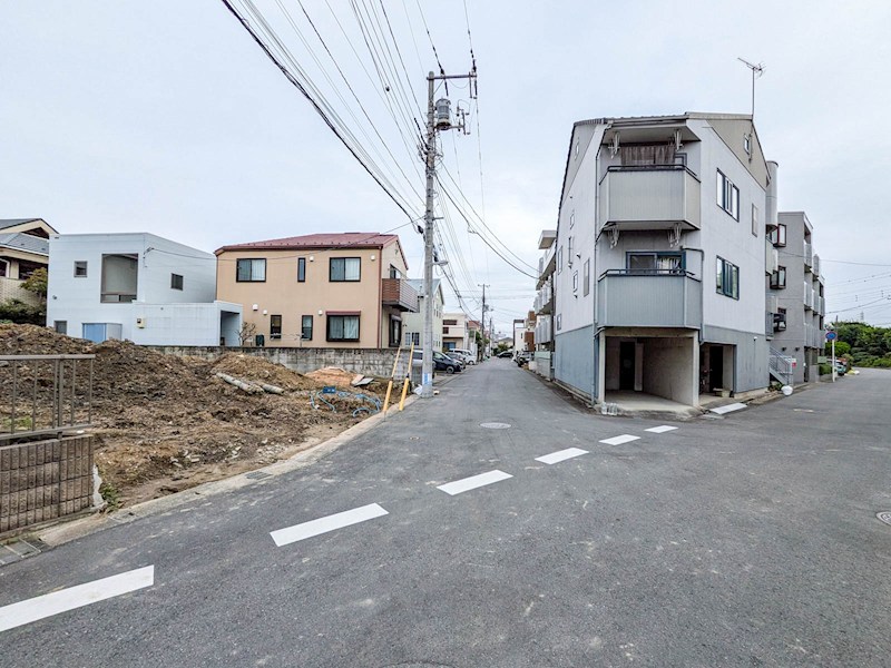 浦安市海楽2丁目土地1区画 現地写真（前面道路含む現地写真）