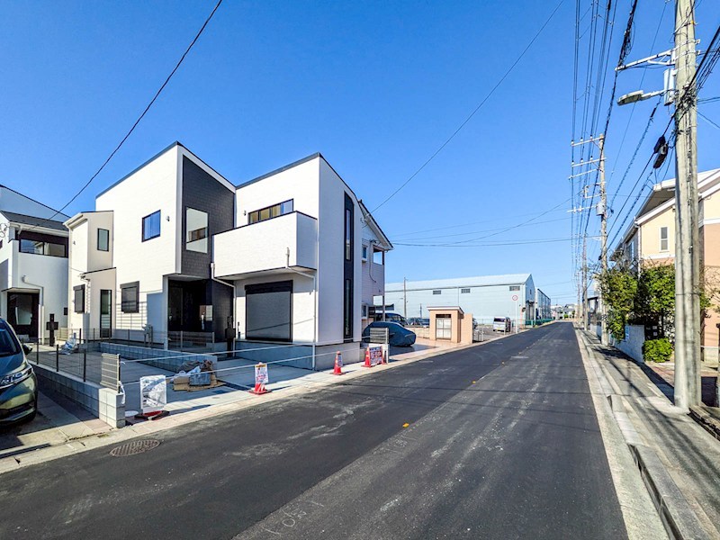 浦安市東野2丁目新築戸建1号棟 現地写真（前面道路含む現地写真）