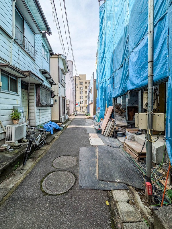 浦安市北栄3丁目新築戸建1号棟 現地写真（前面道路含む現地写真）