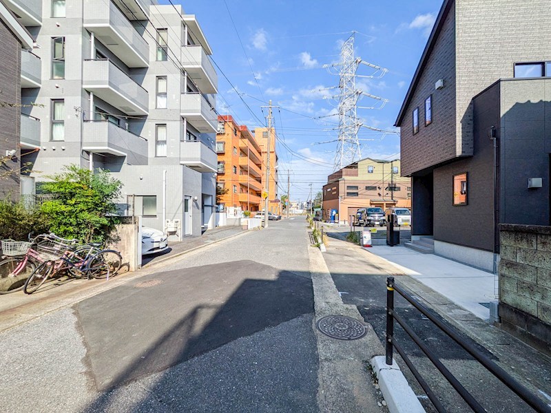 浦安市堀江1丁目新築戸建 現地写真（前面道路含む現地写真）