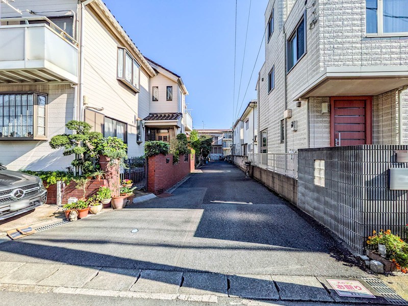 浦安市東野1丁目土地 現地写真（前面道路含む現地写真）