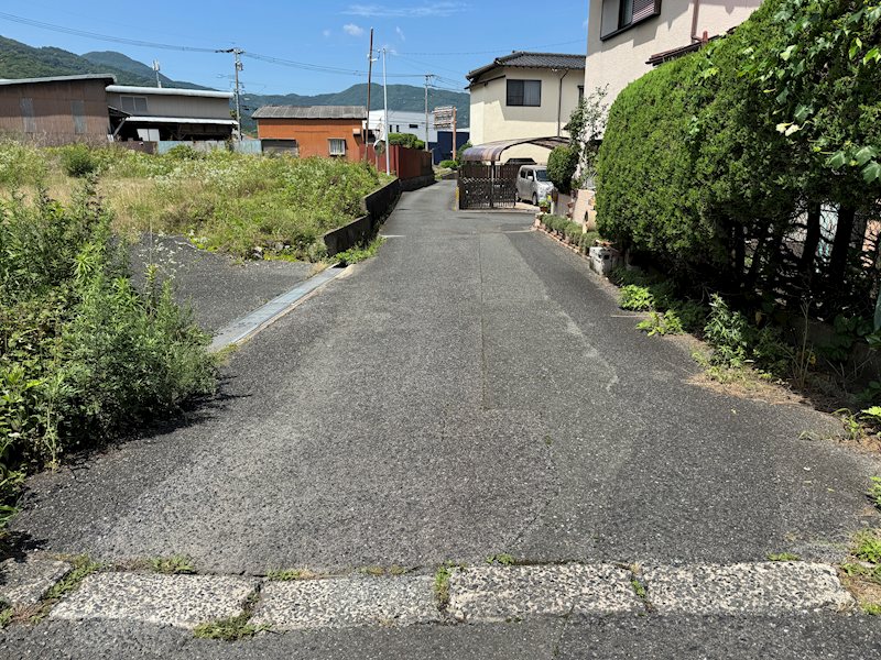小倉南区朽網西2丁目(土地) 現地写真（前面道路含む現地写真）