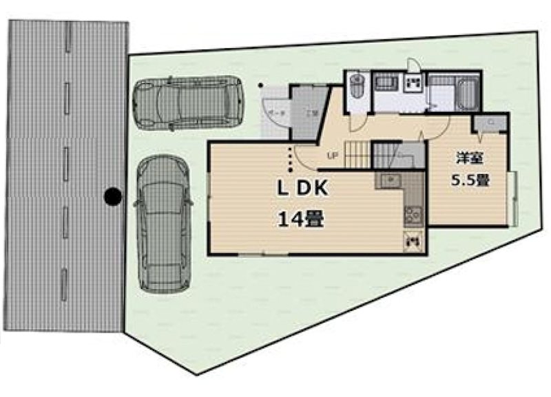 戸畑区東大谷３丁目（UF）中古戸建 全体区画図