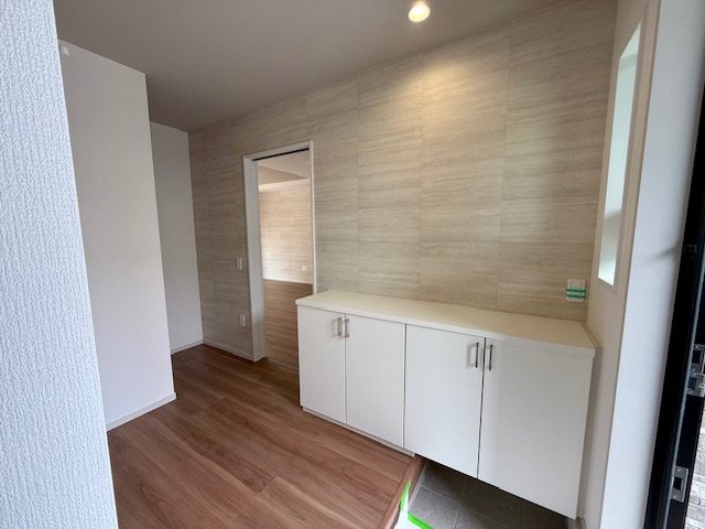 戸畑区一枝　1期　(KI)　新築戸建 現地写真（玄関）