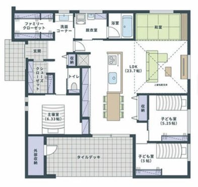 苅田町尾倉　(YH)　戸建 間取図・土地図
