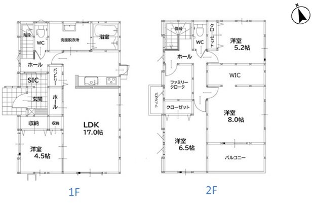 小倉南区志井1丁目1期　(YT)　新築戸建 間取図・土地図