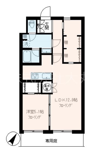 常磐松サマリヤマンション（オーナーチェンジ) 間取り図