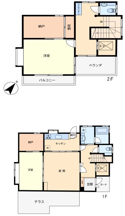 伊東市八幡野戸建 間取り図