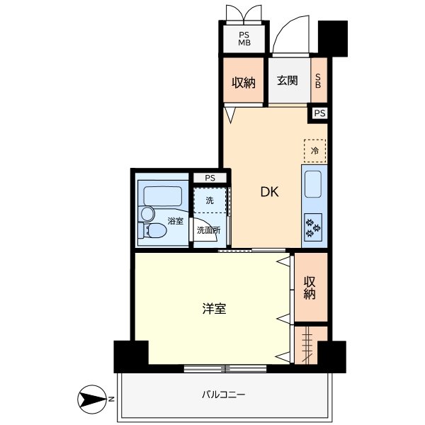 シャンボール学芸大学 間取り図
