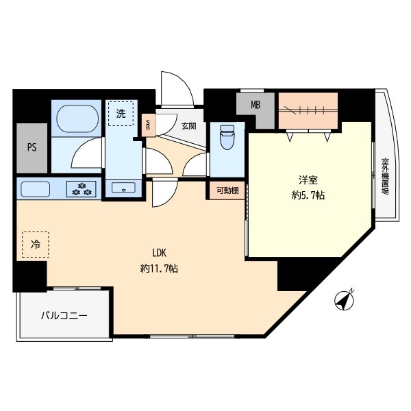 ジェイパーク目黒祐天寺 間取り図