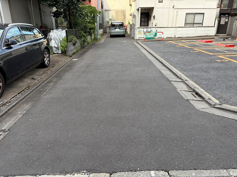 世田谷区代沢4丁目 売地 現地写真（前面道路含む現地写真）