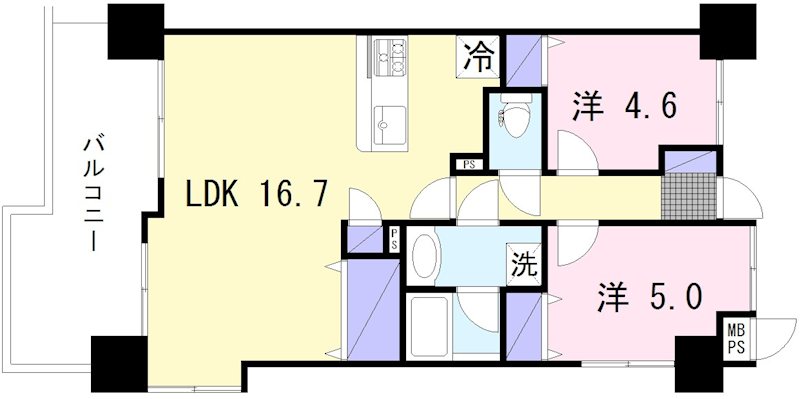 ライオンズヴィアーレ大和桜ヶ丘 間取図・土地図
