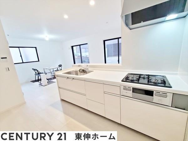 春日井市上田楽町新築分譲住宅　１号棟 同仕様写真（キッチン）