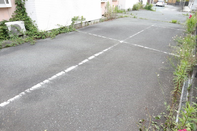 ベルプラージュ久ノ浜　中古アパート　久之浜町久之浜 現地写真（駐車場）