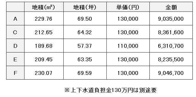 岡山市北区足守　分譲地【全5区画】D号地 その他