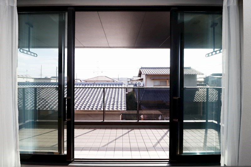 倉敷市上東③号地　全館空調システム搭載　トヨタホーム施工 現地写真（バルコニー）