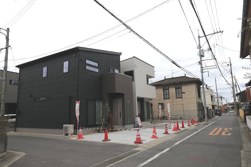 クラハ西阿知町1号地　 現地写真（前面道路含む現地写真）