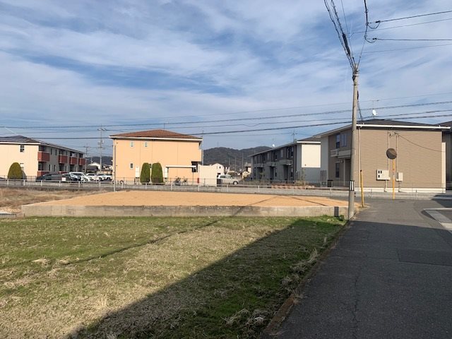 倉敷市中畝10丁目　土地 現地写真（前面道路含む現地写真）