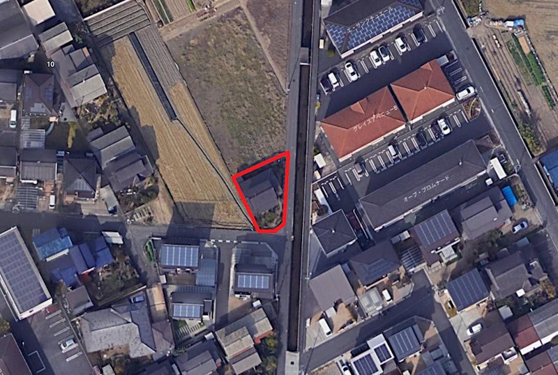倉敷市中畝10丁目　土地 間取図・土地図