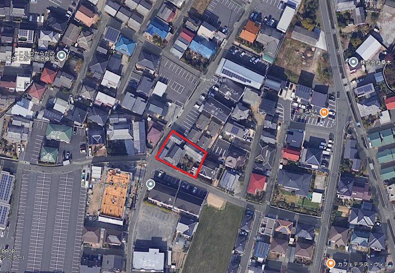 白楽町土地≪全2区画≫　２号地契約済 航空写真