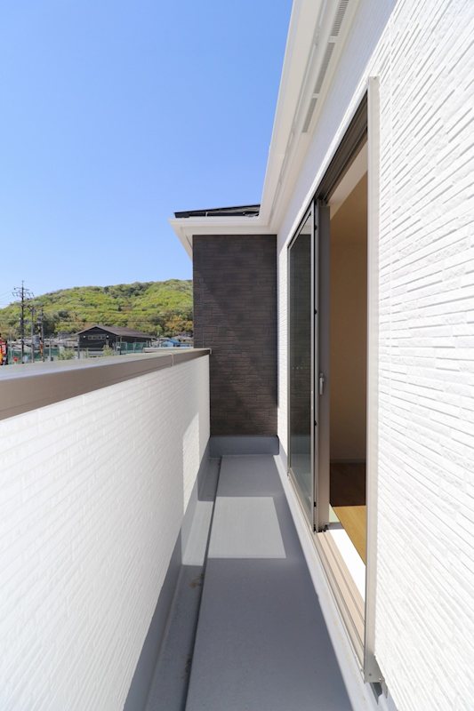 テラシエ岡山市北区一宮1期【全3棟】1号棟 現地写真（バルコニー）