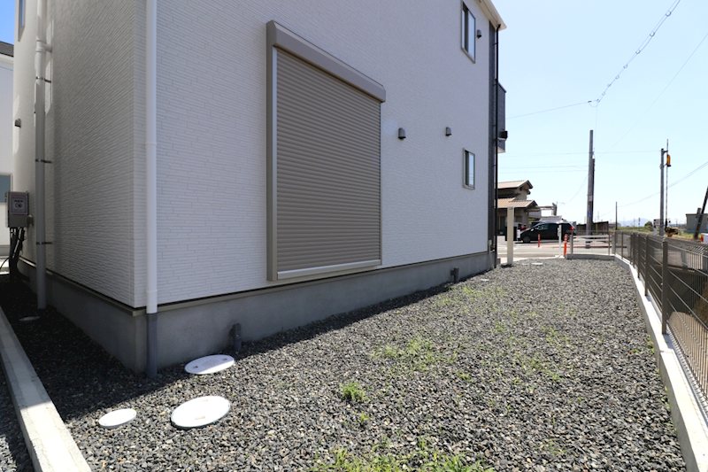 テラシエ岡山市北区一宮1期【全3棟】1号棟 現地写真（庭）