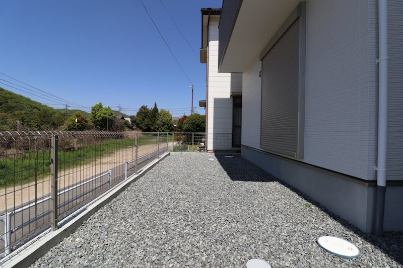 テラシエ岡山市北区一宮1期【全3棟】2号棟  現地写真（庭）