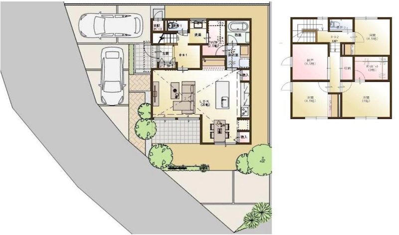 ミサワホーム分譲住宅　二日市≪1号棟≫ 区画図