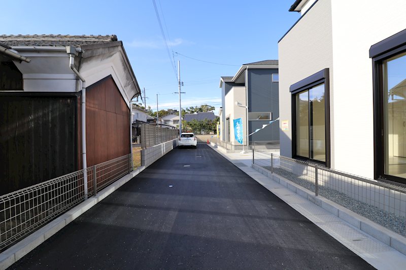 よかタウン岡山市北区撫川1期≪全3棟≫1号棟 現地写真（前面道路含む現地写真）