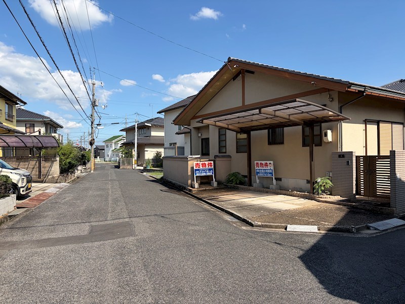 総社市門田　住友林業平屋戸建 現地写真（前面道路含む現地写真）