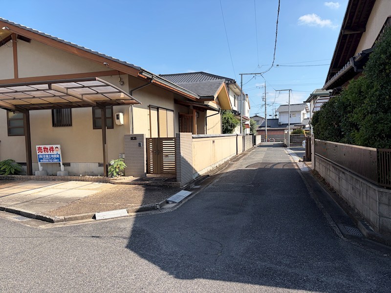 総社市門田　住友林業平屋戸建 現地写真（前面道路含む現地写真）