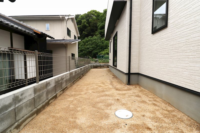 グラファーレ岡山市北区大安寺中町【限定2棟】2号棟 現地写真（庭）