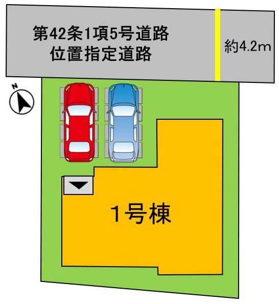 よかタウン倉敷市白楽町1期　新築戸建 区画図